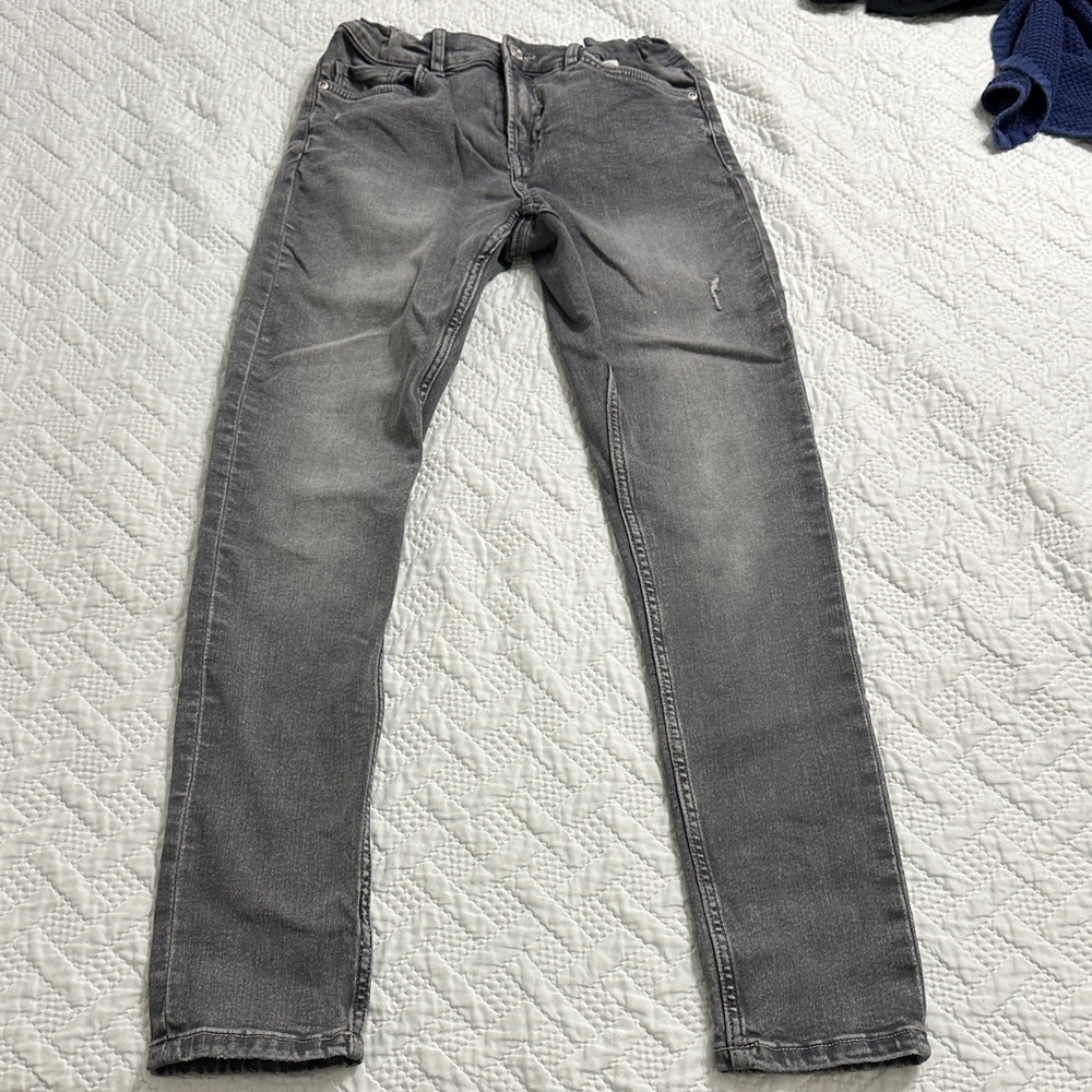 Zara Men's Charcoal Slim Jeans